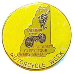 1991 Laconia Motorcycle Week Pin