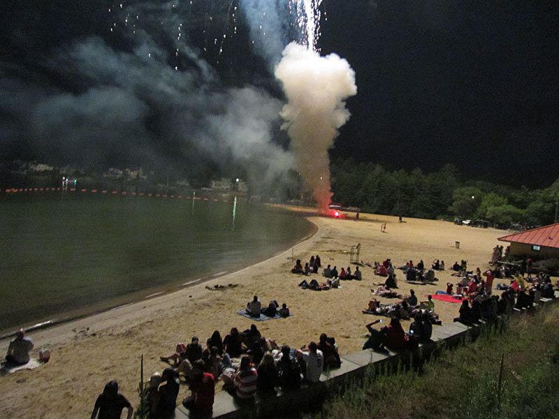 Fireworks WEIRS BEACH WHERE LAKE WINNIPESAUKEE BEGINS