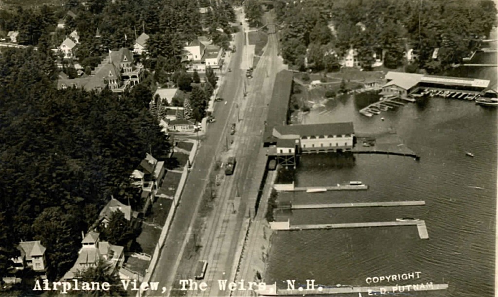 The oldest aerial of Weirs Beach known to exist